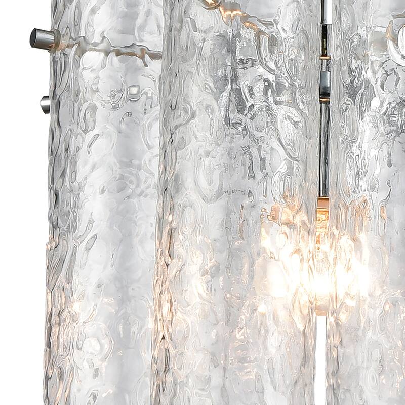 Elk Home Glass Symphony Polished Chrome Glass 1 Light Pendant