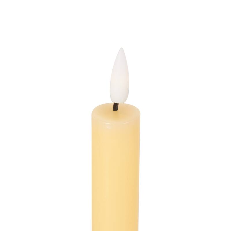 Wax Flameless Candle with Remote Control - Set of 6 Red, Black, White, Yellow, Blue or Pink - Roche River Decor