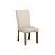 preview thumbnail 3 of 2, Mina Rustic Golden Brown and Beige 5-piece Dining Set with Storage