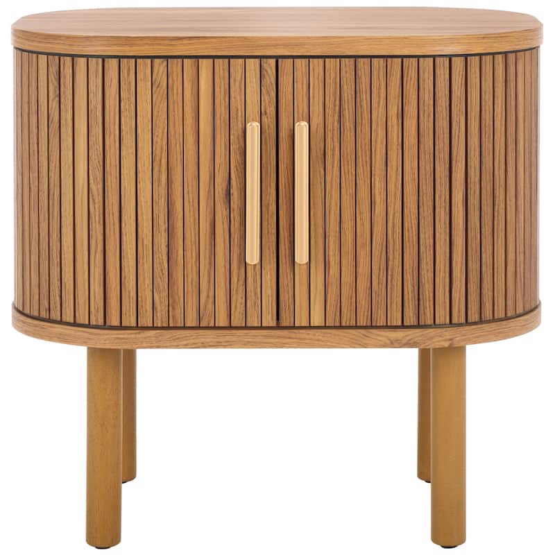 SAFAVIEH Home Tealla 2 Tambour Door Nightstand