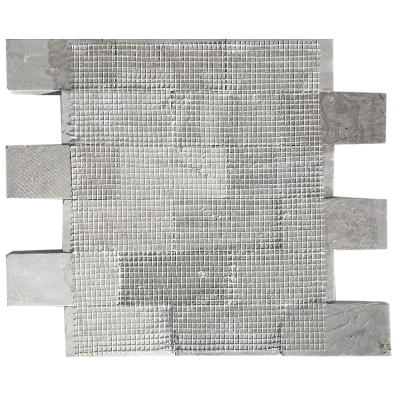 Apex Marble 2" x 4" Split Face Mosaic Tile