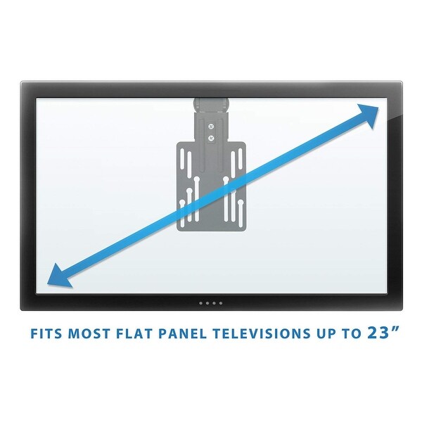 Kitchen Under Cabinet Mount Folding Bracket For 13 To 23 Displays Mount It Tv Stands Mounts
