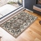 preview thumbnail 1 of 68, Superior Lille Classic Floral Medallion Indoor Runner or Area Rug 2' x 3' - Brown