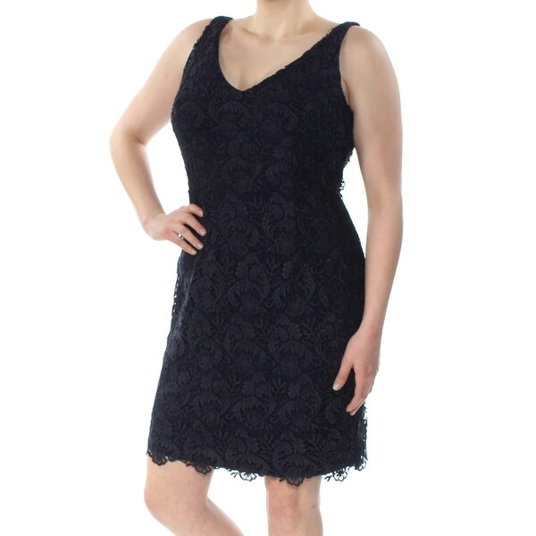 navy lace dress size 18
