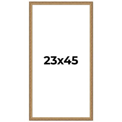 23x45 Frame Red Solid Wood Picture Frame Width 1.75 Inches | Interior Frame Depth 1 13/16 Inches