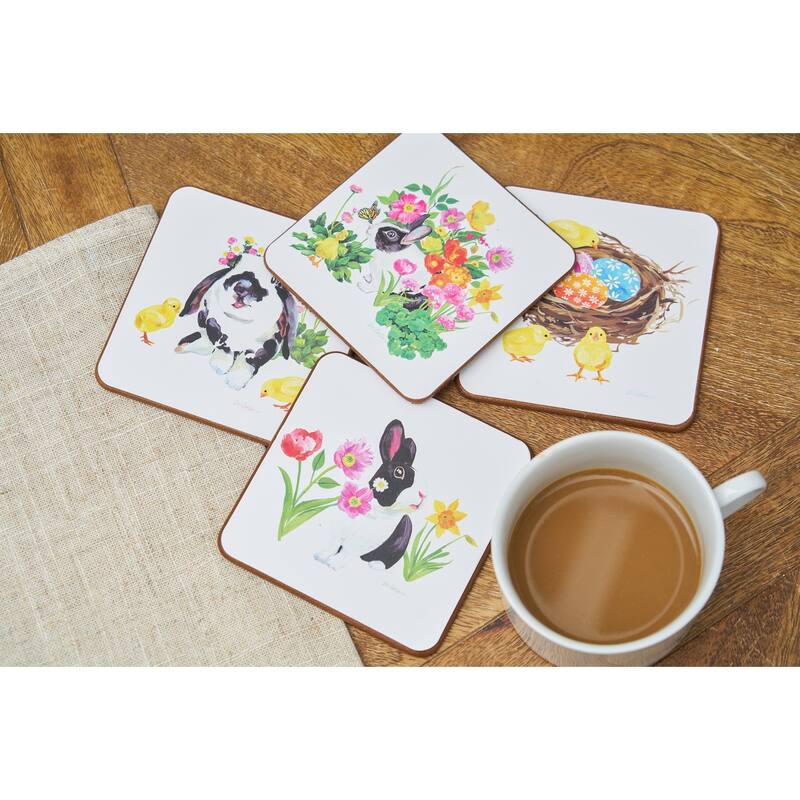 Easter Garden Coasters Set of 4 - Set of 4