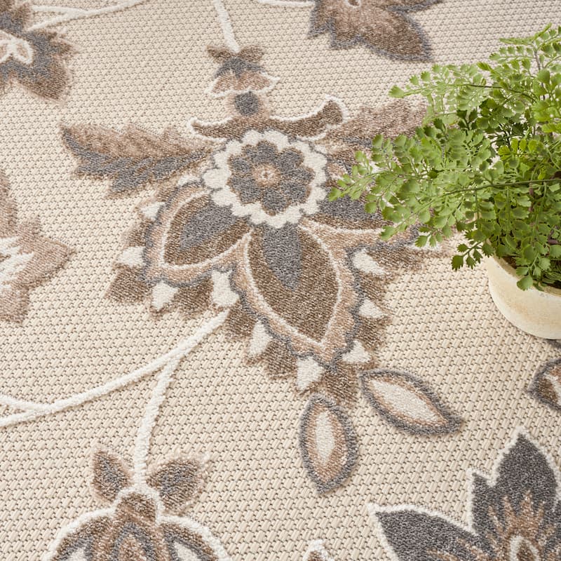 Nourison Aloha Indoor/Outdoor Floral Area Rug