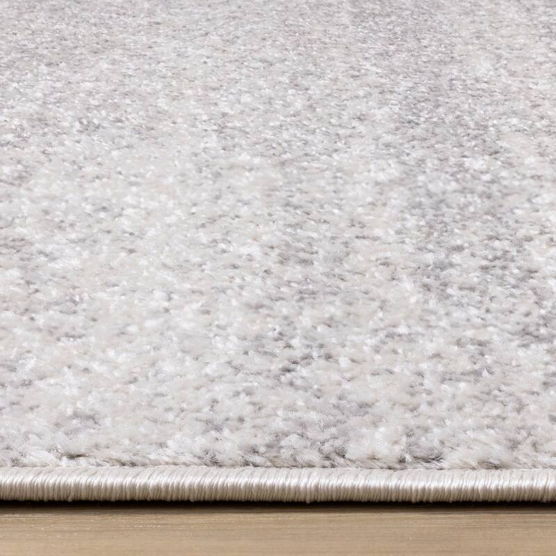Flynn Collection - Grey Soft Blended Rectangles Rug