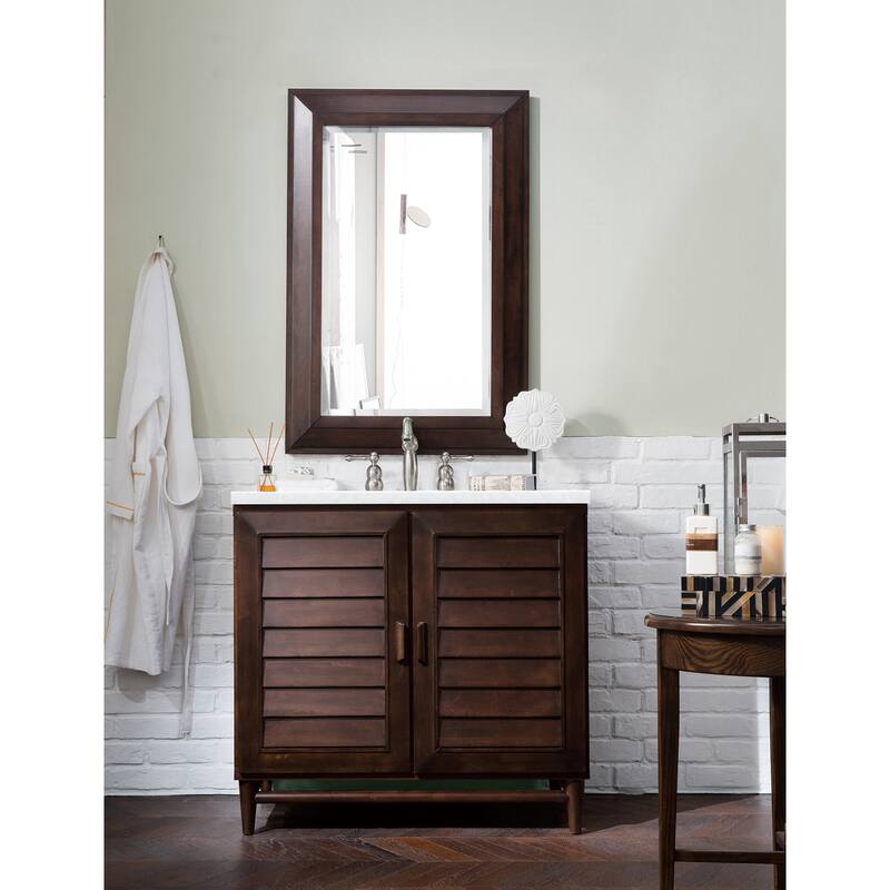 James Martin Vanities 620-V36-3WZ Portland 36" Free Standing Single