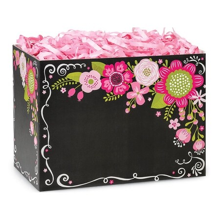 Shop Pack Of 6 Large Chalkboard Flowers Gift Basket Boxes 10 1 4 X 6 X 70 5 For Birthday Valentine S Day Mother S Day On Sale Overstock 19774385