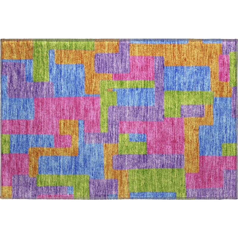 Premium Washable Super Soft Modern Geo Mayfield Rug