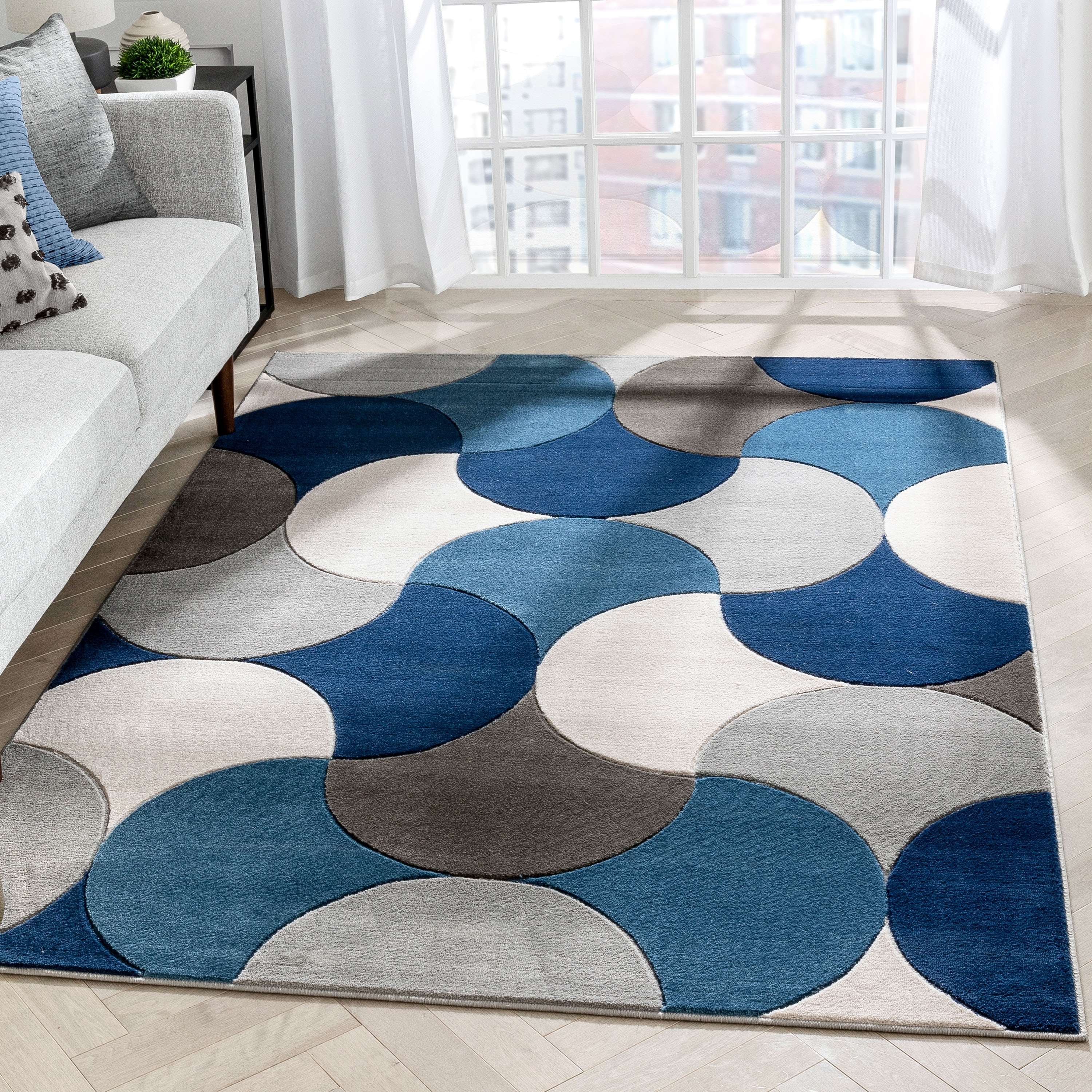 Well Woven Good Vibes Helena Modern Geometric Area Rug