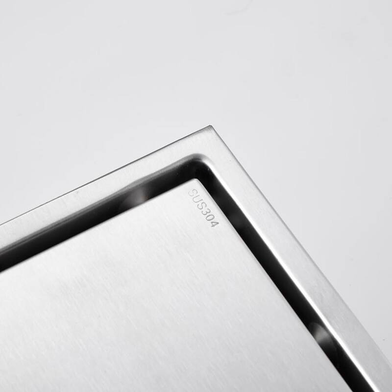 Topcraft 6-Inch Stainless Steel Square Floor Drain