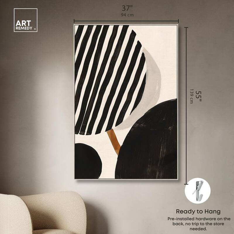 Linear Contempo Canvas by Art Remedy