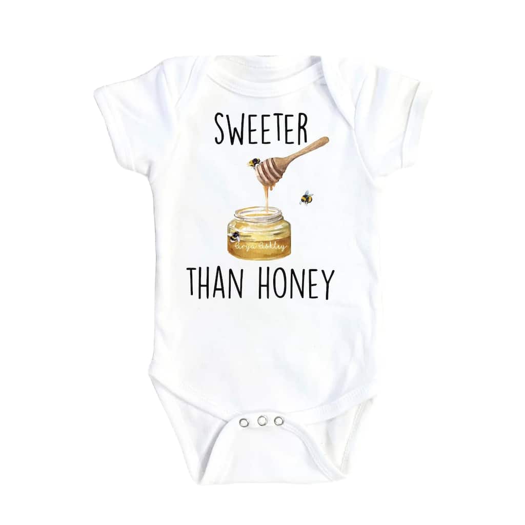 Honey Sweet Bee - Baby Boy Girl Clothes Infant Bodysuit Funny Cute Newborn