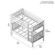preview thumbnail 40 of 55, Max and Lily Twin over Twin Solid Wood Bunk Bed