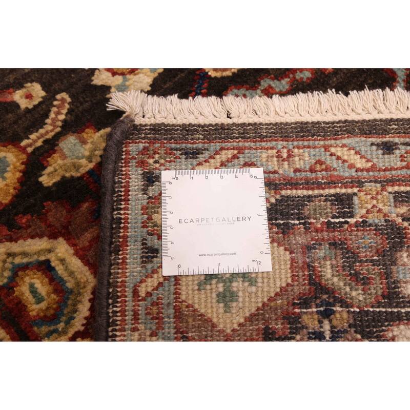 ECARPETGALLERY Hand-knotted Jules Sultane Black Wool Rug - 4'0 x 6'1