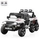 preview thumbnail 12 of 24, Ride on Car with 6 EVA Wheels&4WD, 24V Battery Powered Electric Car for Ages 3-6 Kids White