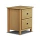 preview thumbnail 8 of 13, Grain Wood Furniture Shaker 2-drawer Solid Wood Nightstand