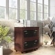 preview thumbnail 2 of 7, Rele Vintage Walnut 2-Drawer File Cabinet by Furniture of America