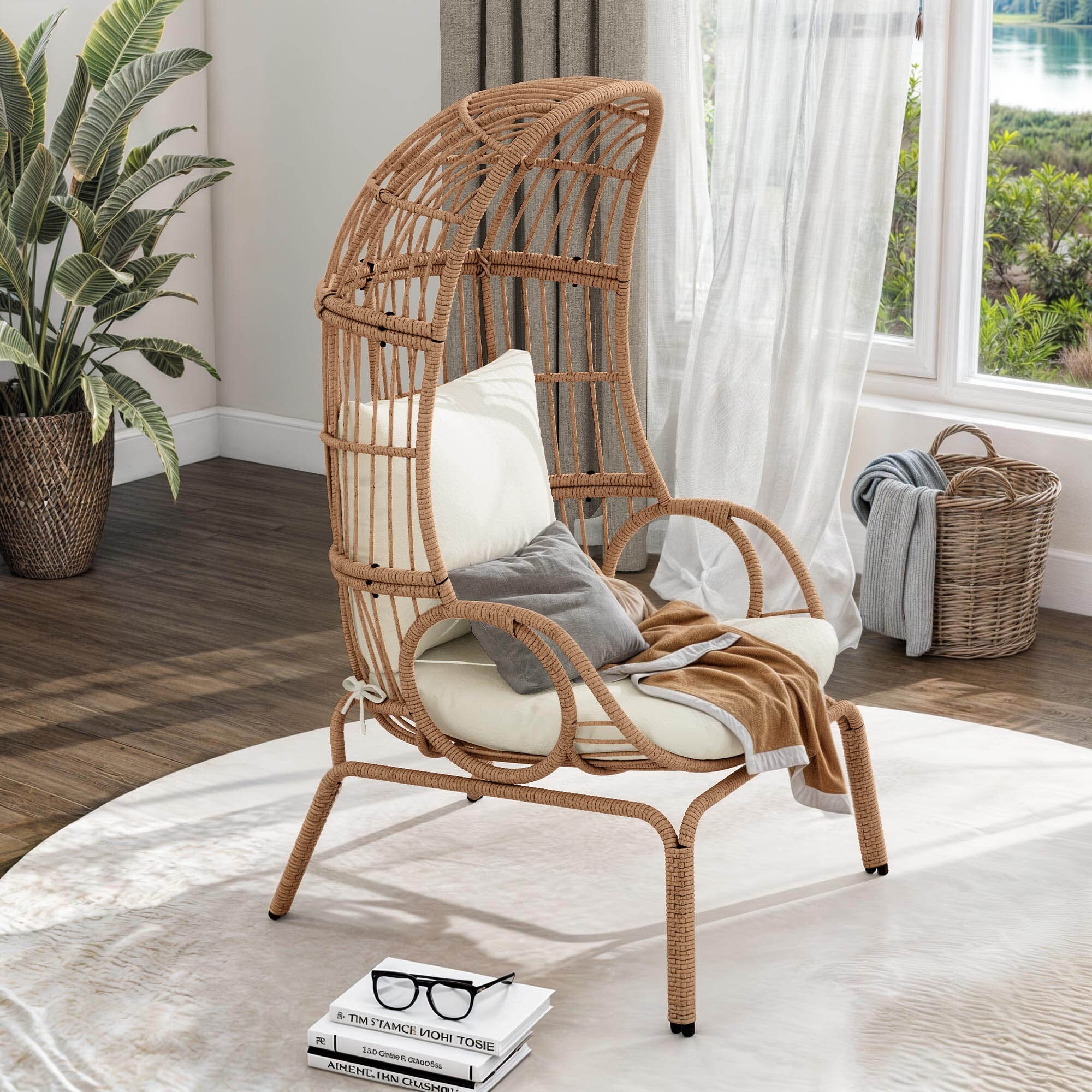 Small basket chair online