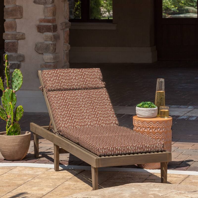 ARDEN 72 x 21 in Outdoor Chaise Lounge Cushion
