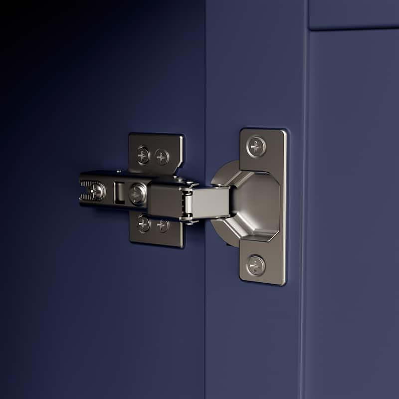 36" Free-Standing Bathroom Vanity with Marble Countertop-Soft-Close Drawers & Cabinet