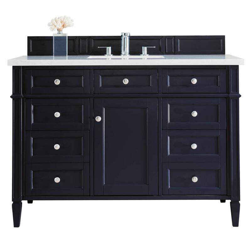 James Martin Vanities 650-V48-3WZ Brittany 48" Single Basin Poplar - Victory Blue