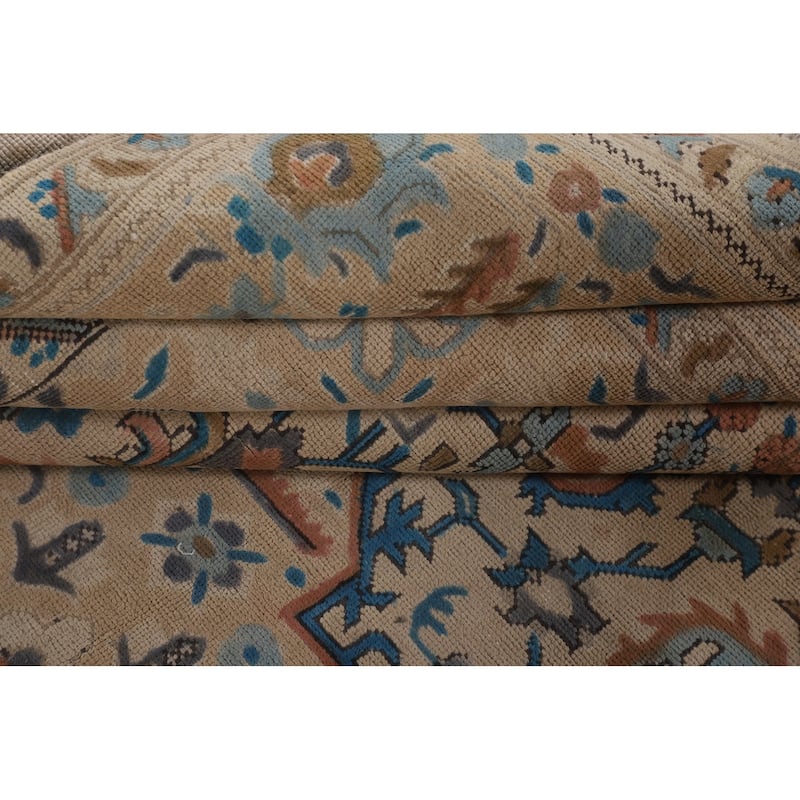 Tabriz Persian Vintage Area Rug Hand-Knotted Oriental Wool Carpet - 8'1" x 11'3"
