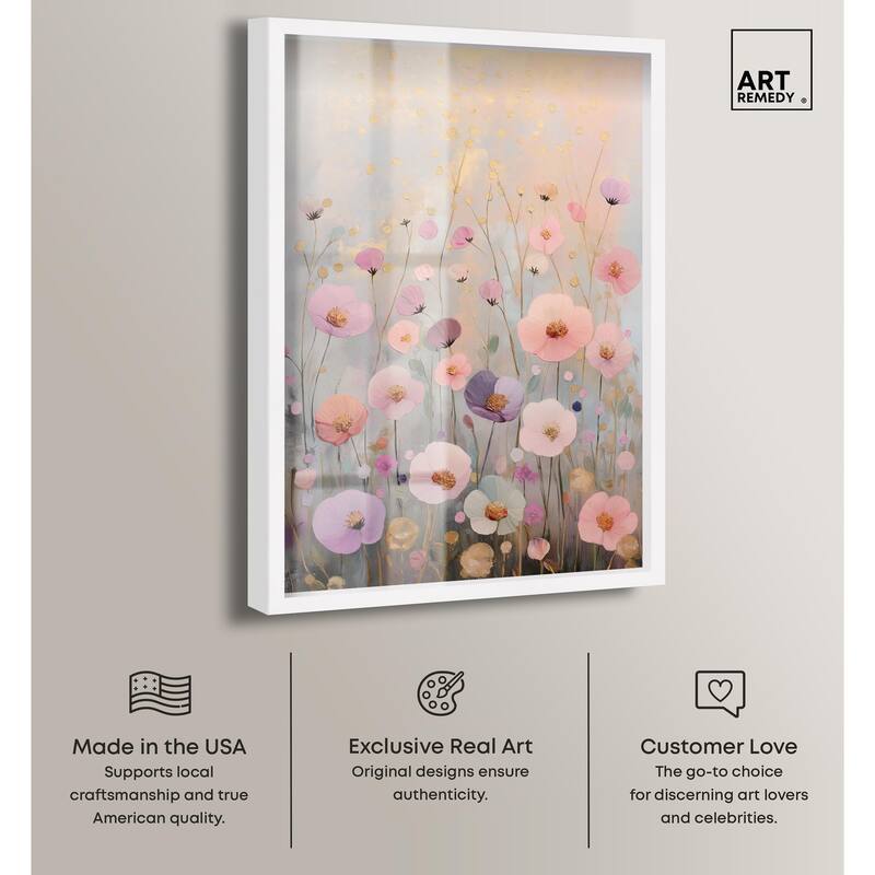 Tiny Blooms II Shadowbox by Art Remedy