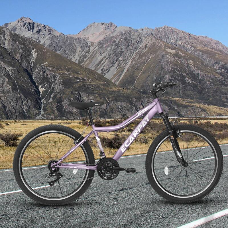 carpat 26-Inch Mountain Bike - 21-Speed V-Brake, Front Suspension, Carbon Steel Frame