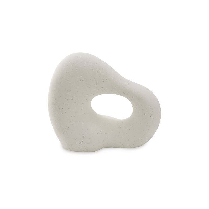 Signature Design by Ashley Arthrow Off-White Sculpture - 12.88"W x 6"D x 11"H