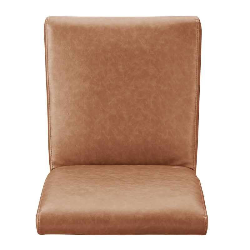 NPD Furniture Valencia Faux Leather Dining Side Chair (Set of 2)