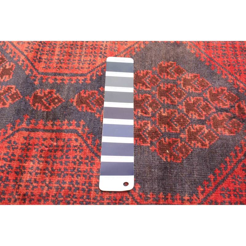 ECARPETGALLERY Hand-knotted Teimani Dark Navy Wool Rug - 2'8 x 4'8