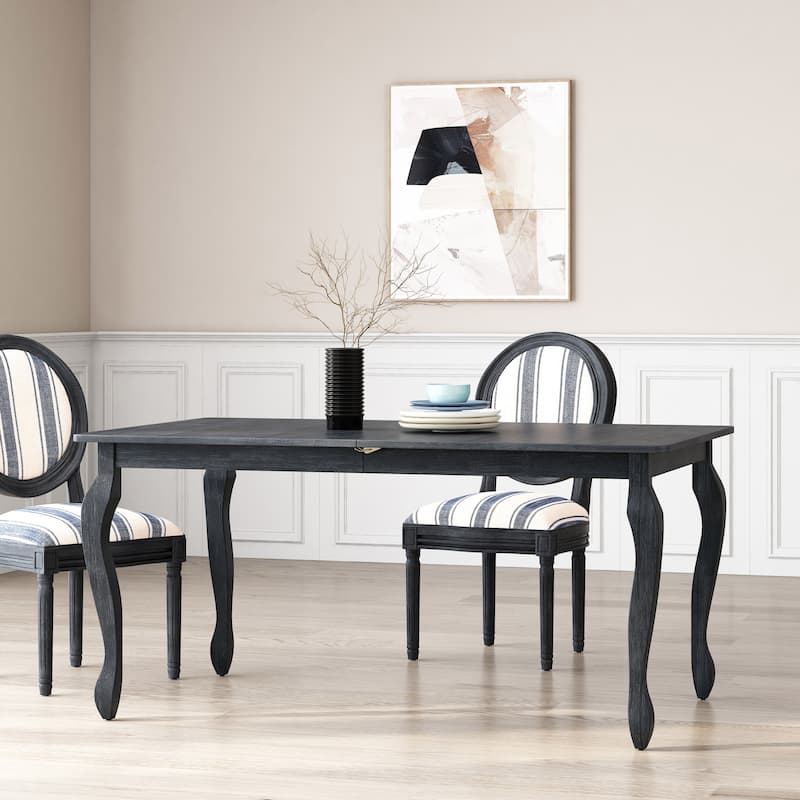 Aubrietta Expandable Dining Table by Christopher Knight Home - Gray
