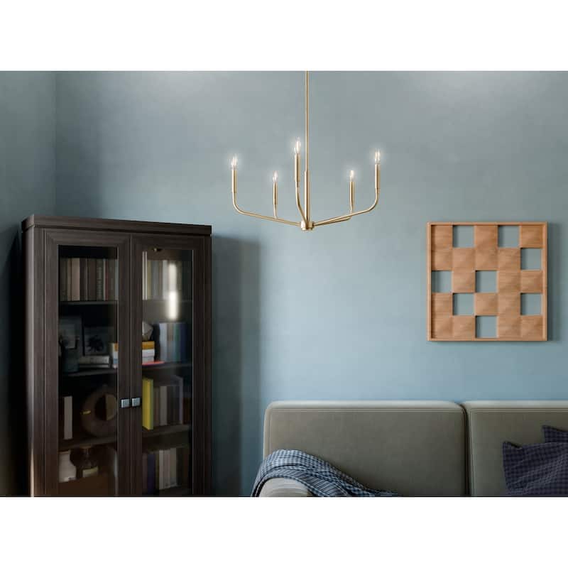 Kichler 52717 Madden 5 Light 26" Wide Taper Candle Style Chandelier