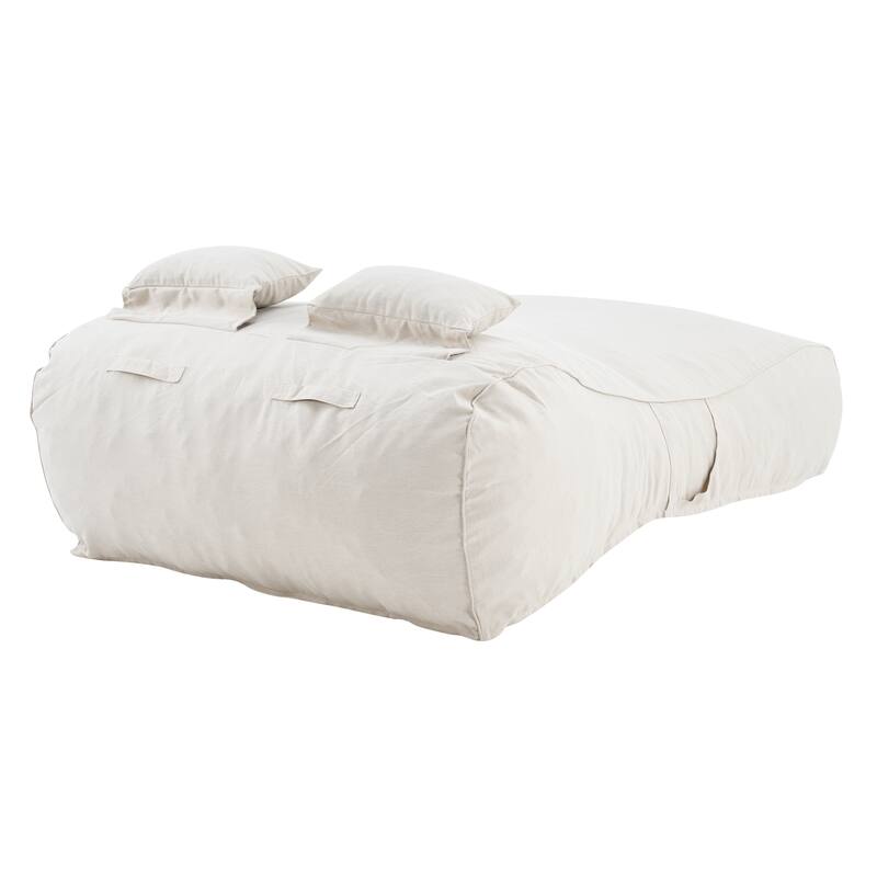Christopher Knight Home - Lemoore Casual Outdoor Upholstered Bean Bag Daybed