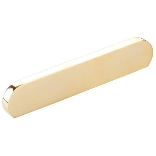 Schaub and Company 10042 Cafe Modern 4" or 5" Center to Center Oval - Unlacquered Brass