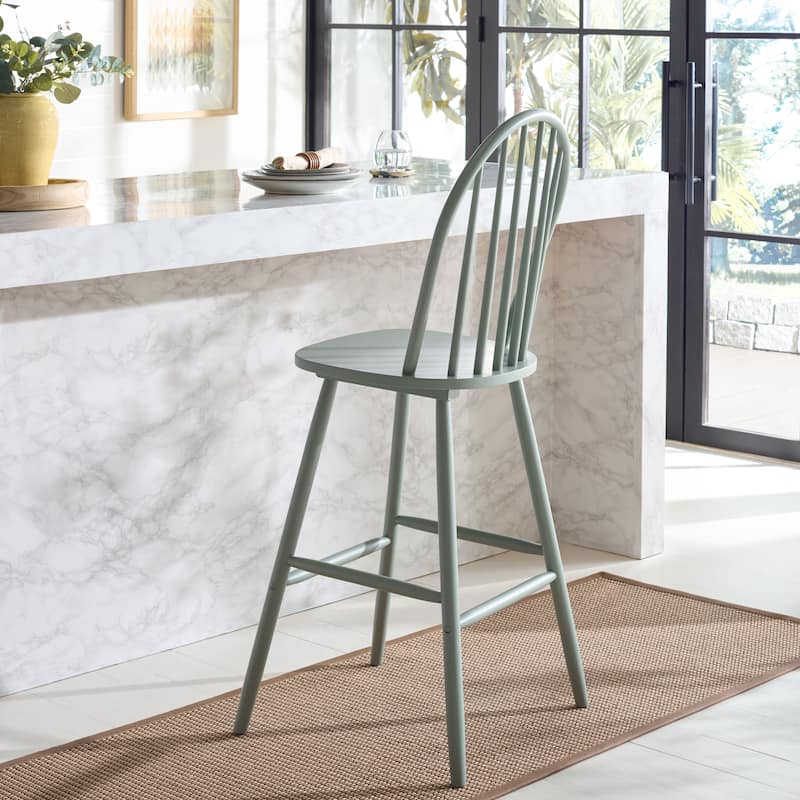 SAFAVIEH Home Omaha Bar Stool - 21"W x 20"D x 48"H