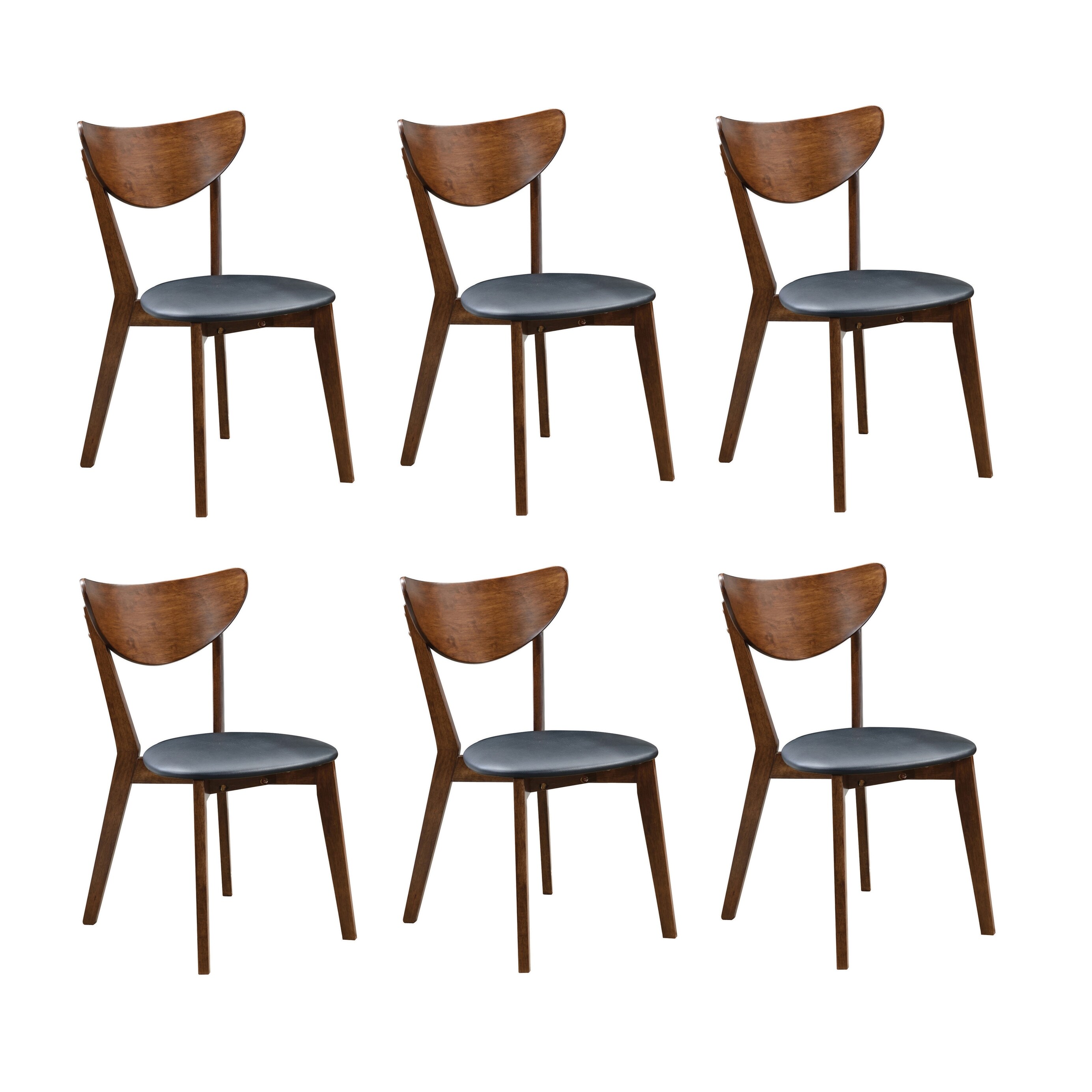 Black Set of 6 Dining Chairs Bed Bath & Beyond