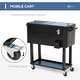 preview thumbnail 4 of 15, Outsunny Rolling Ice Chest Portable Patio Party Drink Cooler Cart