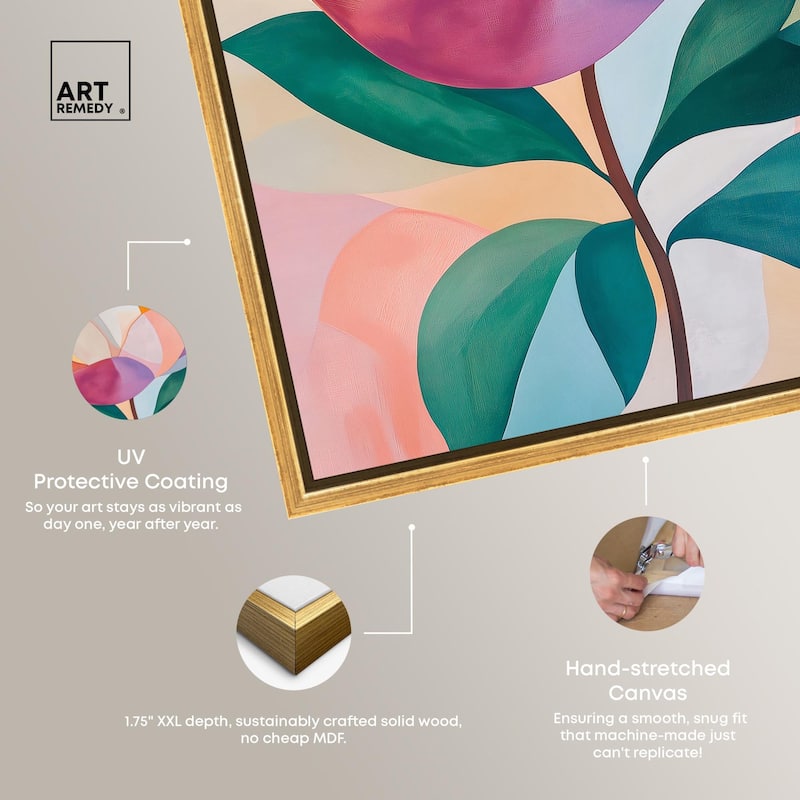 Magnolia in Color II Canvas by Art Remedy