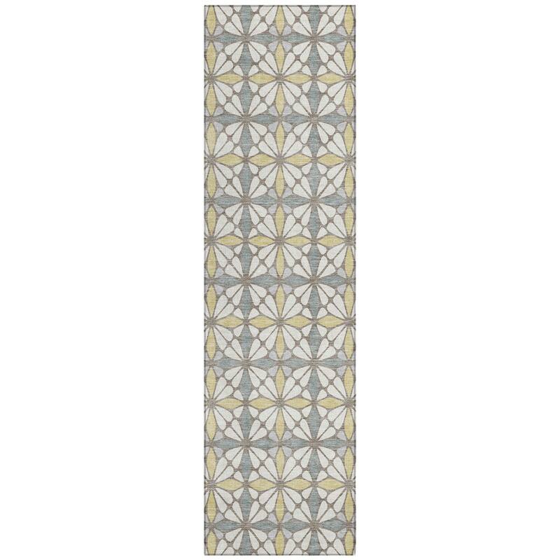 Machine Washable Indoor/ Outdoor Mosaic Pablo Chantille Rug