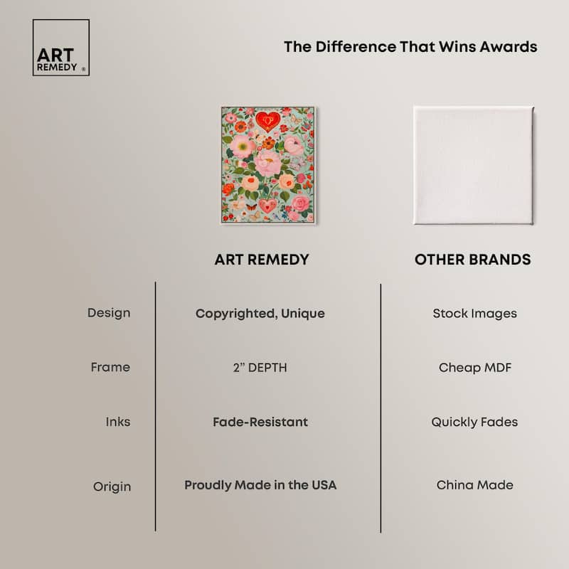 Festival of Flowers Canvas by Art Remedy