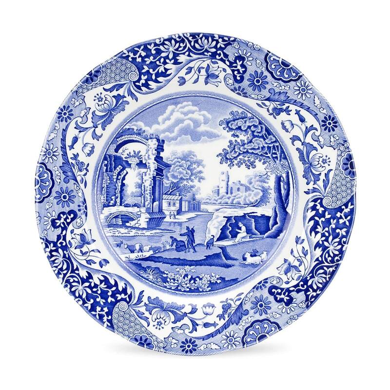 Spode Blue Italian Collection Round Plate - 10 inches