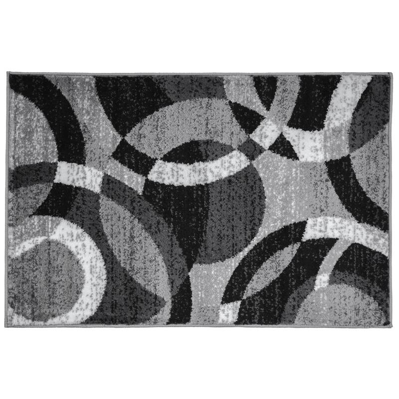 World Rug Gallery Geometric Circles Area Rug