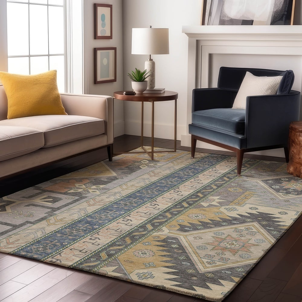 Premium Washable Super Soft Boho Global Aniston Mayfield Rug