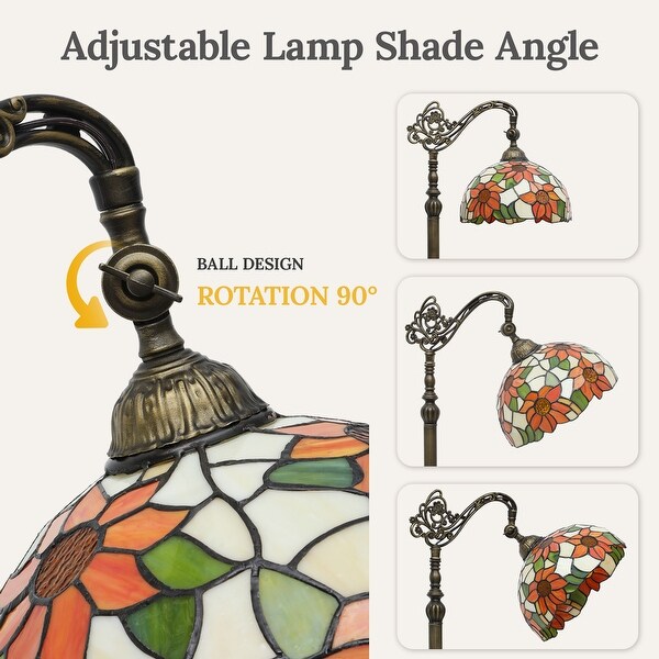 Tiffany standard lamp shade sale