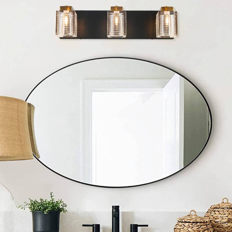 Bathroom Vanity Lighting Black Finished Wall Sconce