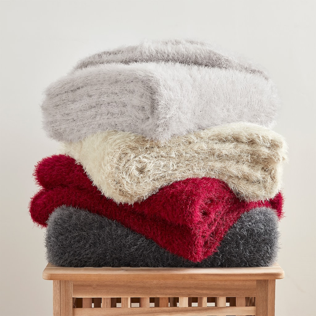 Cozy Potato® Crazy Messy Plush Throw Blanket